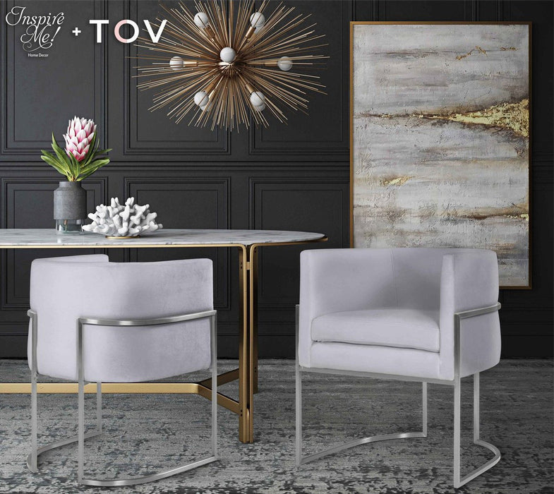 TOV Giselle Velvet Dining Chair