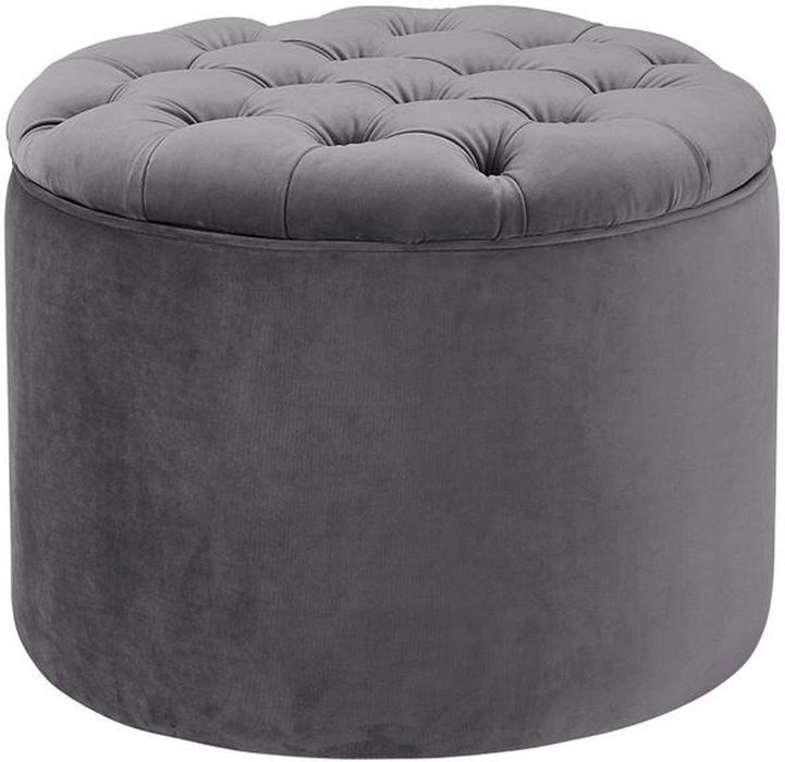 TOV Queen Velvet Storage Ottoman