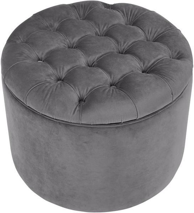 TOV Queen Velvet Storage Ottoman