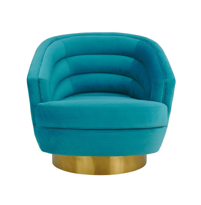 TOV Canyon Velvet Swivel Chair