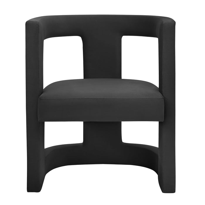 TOV Ada Black Velvet Chair